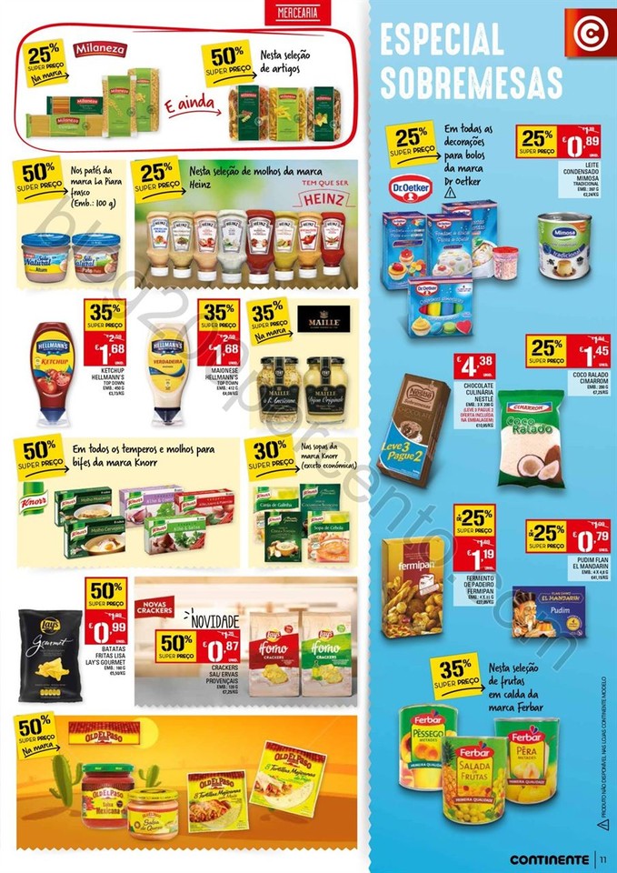 Antevisão Folheto CONTINENTE Promoções de 4 a 1