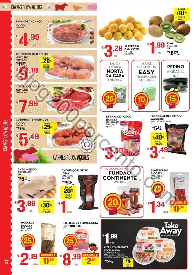 Antevisão Folheto CONTINENTE Açores promoções 