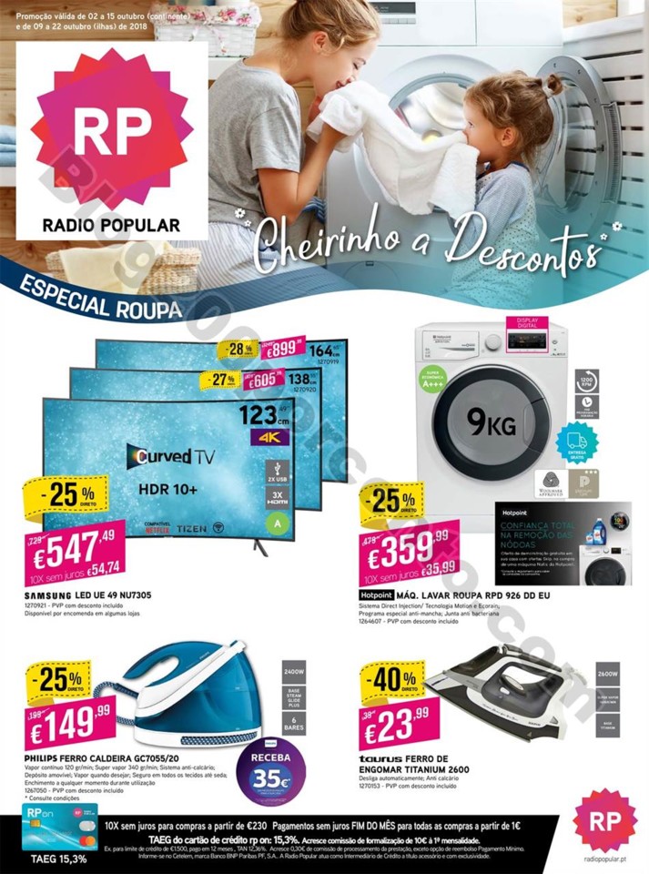 Antevisão Folheto RADIO POPULAR Promoções de 2 