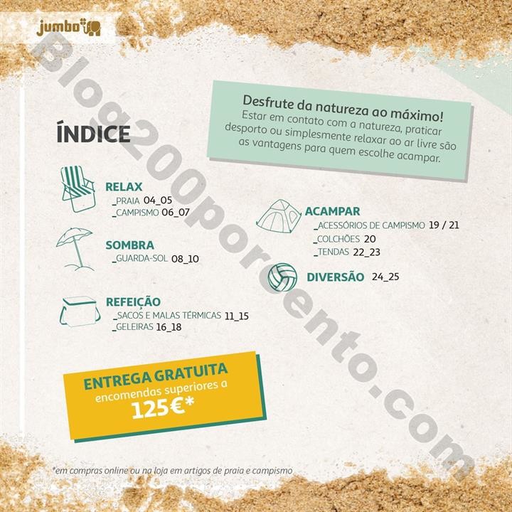 Especial Praia e Campismo JUMBO Promoções de 10 