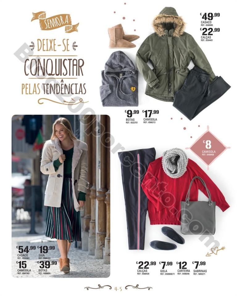 Antevisão folheto CONTINENTE Moda outono - invern