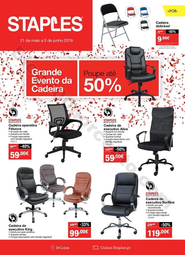 Antevisão Folheto STAPLES Promoções de 21 maio 