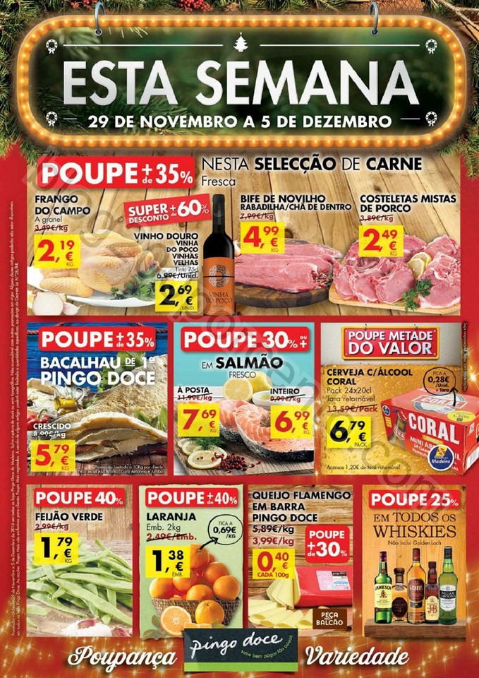 Antevisão Folheto PINGO DOCE Madeira de 29 novemb
