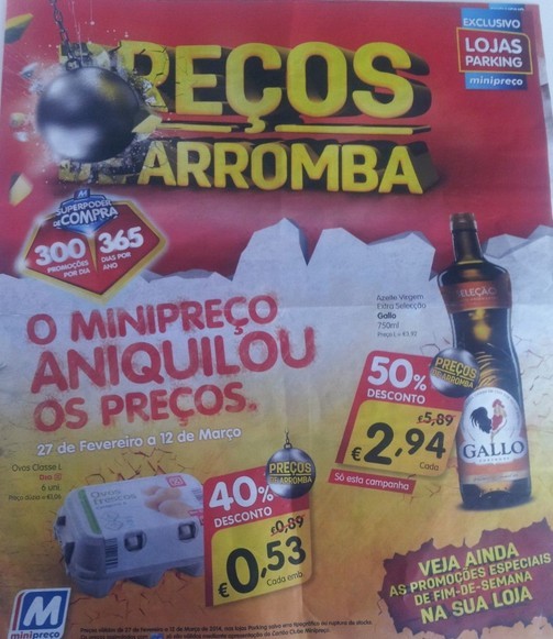 Antevisão Folheto | MINI PREÇO | Parking de 27 fevereiro a 12 março