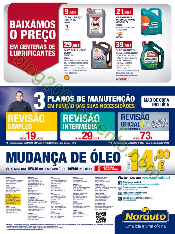 Novo Folheto NORAUTO Promoções de 16 março a 21