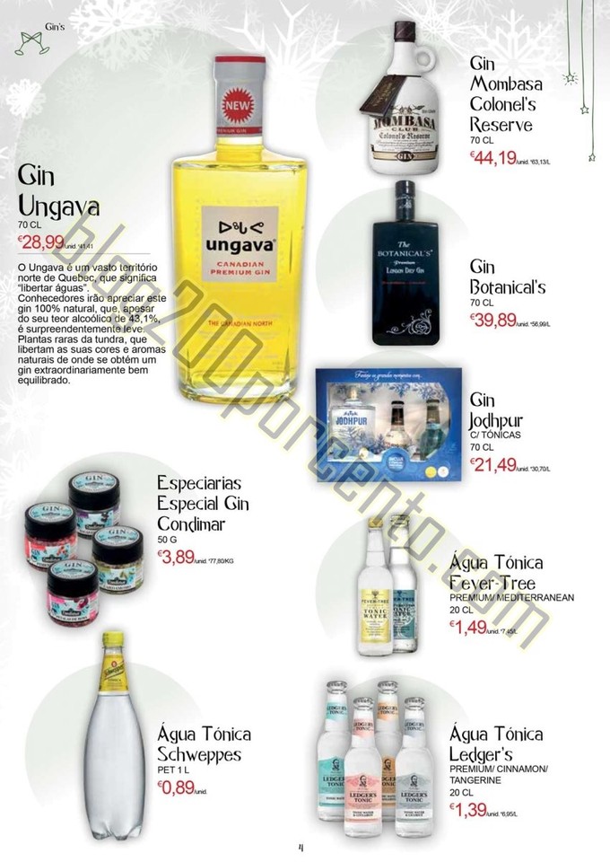 Antevisão Folheto E-LECLERC Especial Gins de 2 a 