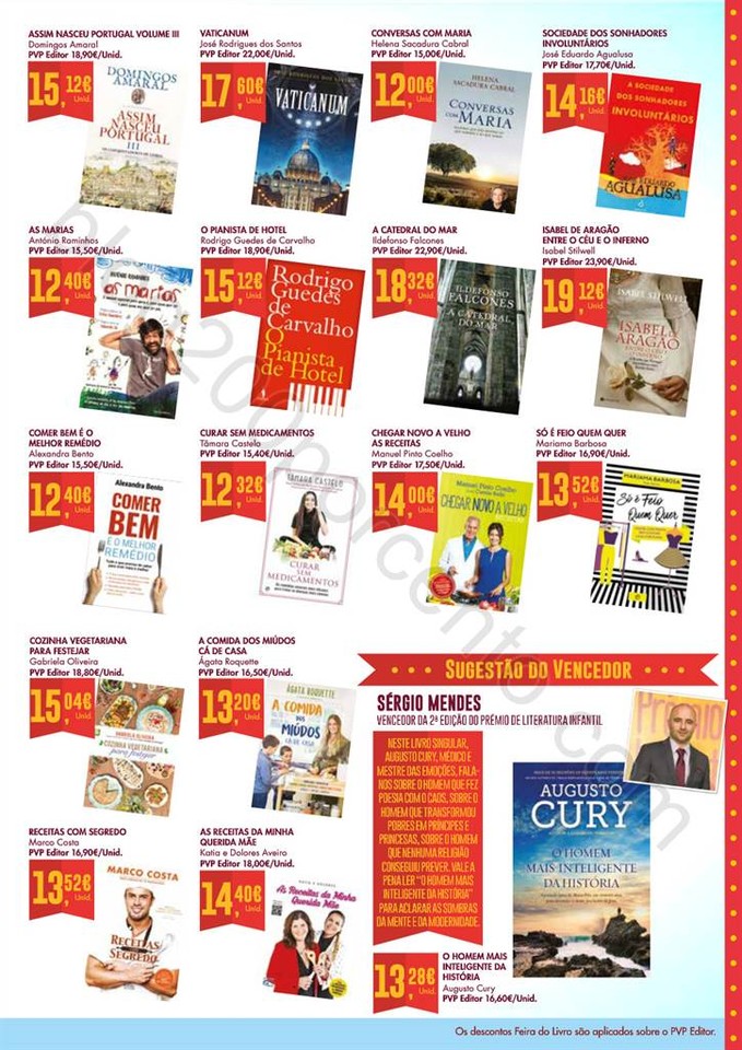 Antevisão Folheto PINGO DOCE Feira do Livro Promo