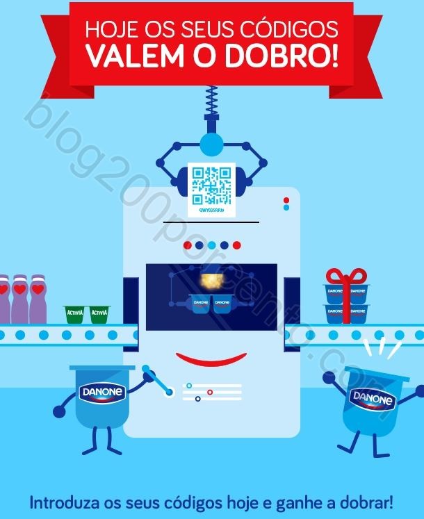 Pontos a dobrar DANONE - ALIMENTA SORRISOS apenas 