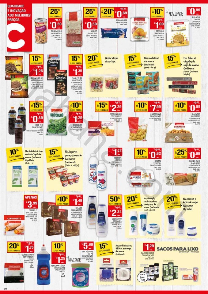 Antevisão Folheto CONTINENTE Promoções de 11 a 