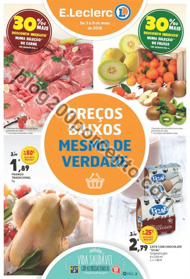 Antevisão Folheto E-LECLERC Promoções de 3 a 9 