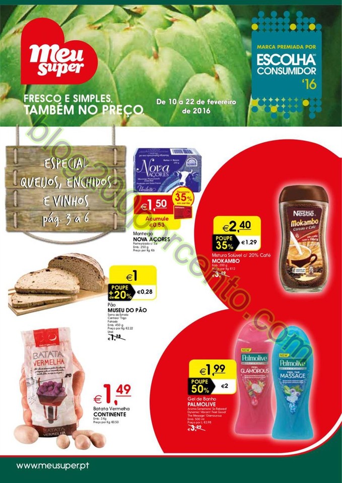 Antevisão Folheto MEU SUPER Promoções de 10 a 2