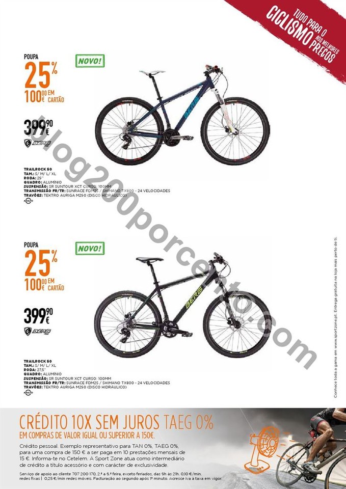 Novo Folheto SPORT ZONE Ciclismo de 27 abril a 1 j