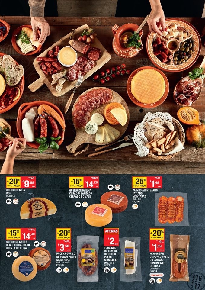 Antevisão Folheto CONTINENTE Feira Queijos, Enchi