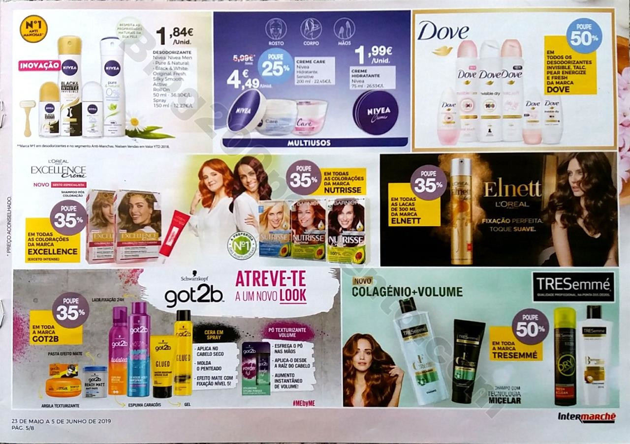 folheto extra beleza intermarche 23 maio a 5 junho