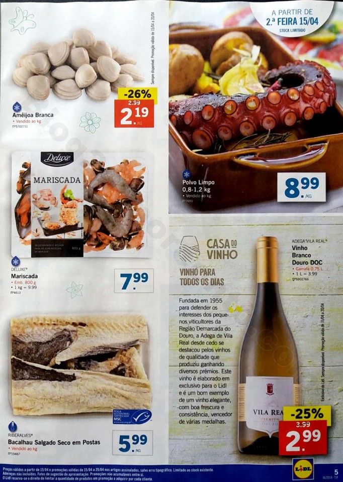 antevisao folheto lidl promocoes páscoa de 15 a 2