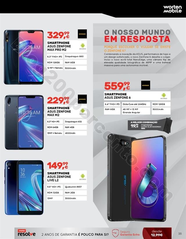 Antevisão Folheto WORTEN Mobile Promoções de 27