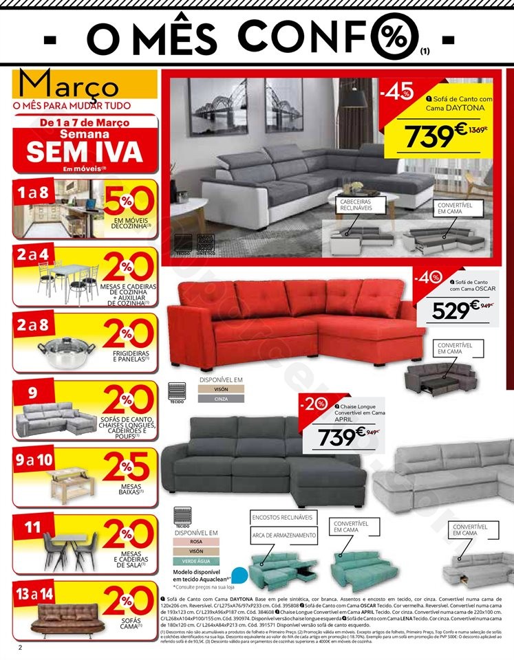 Antevisão Folheto CONFORAMA Promoções de 28 fev
