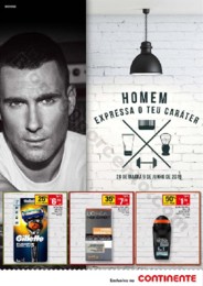 Antevisão Folheto CONTINENTE homem Promoções 28