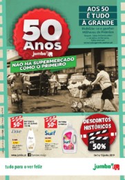 Antevisão Folheto JUMBO 50º Aniversário Promoç