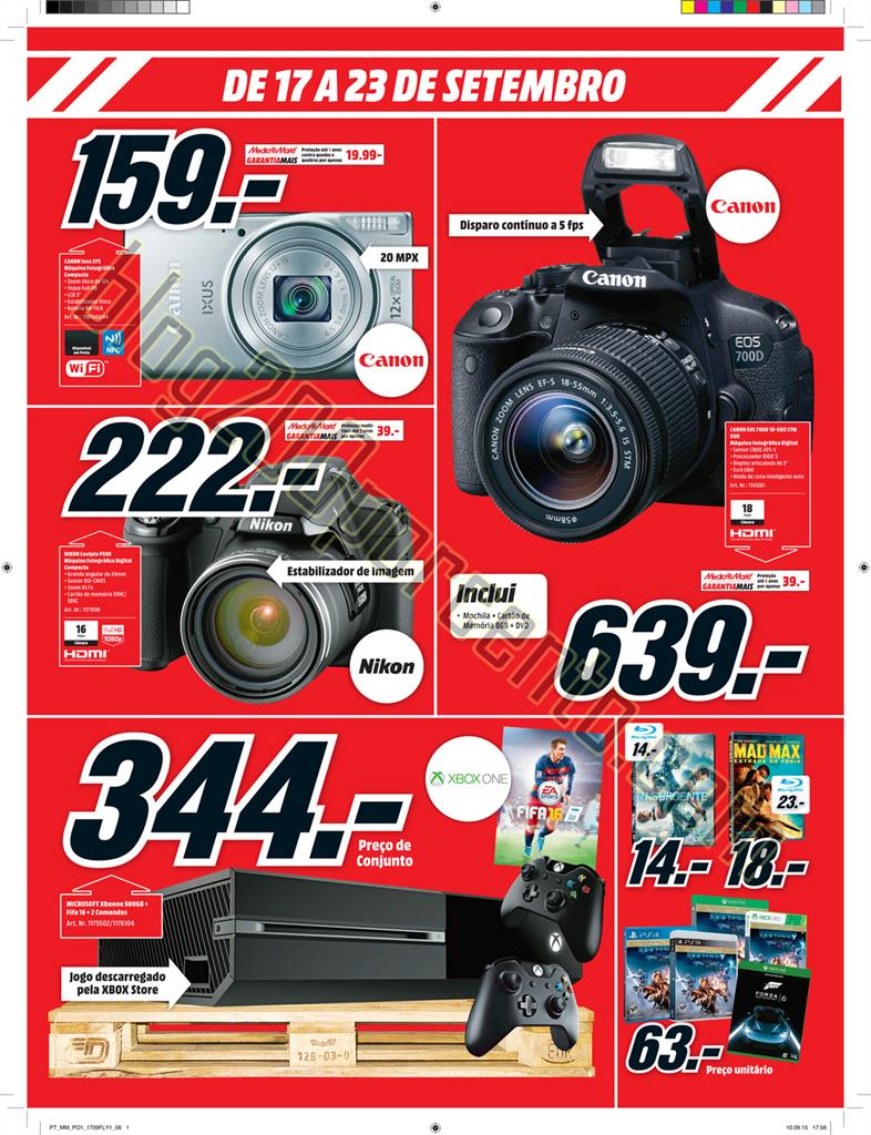 Antevisão Folheto MEDIA MARKT Norte de 17 a 23 se