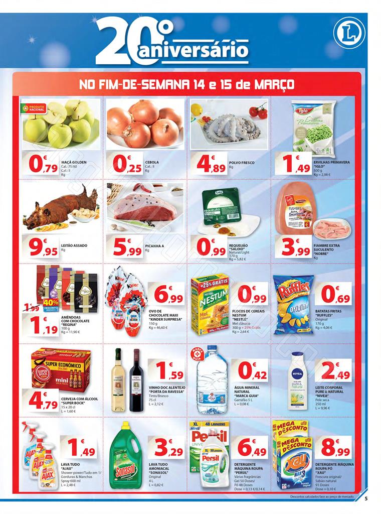 Antevisão Folheto E-LECLERC Aniversário promoç