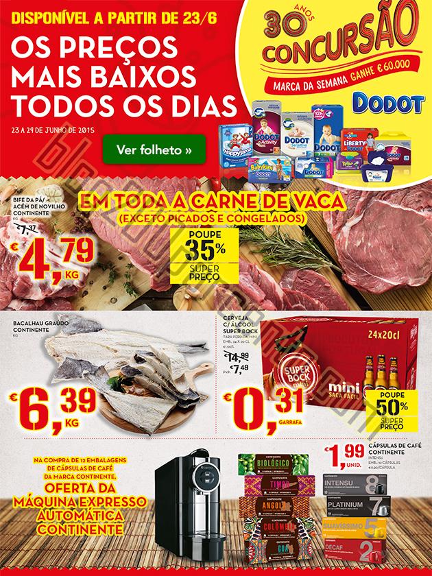 Antevisão Folheto CONTINENTE Promoções de 23 a 