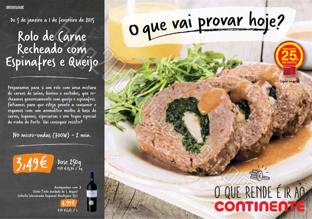 Antevisão Folheto CONTINENTE Take Away de 5 janei