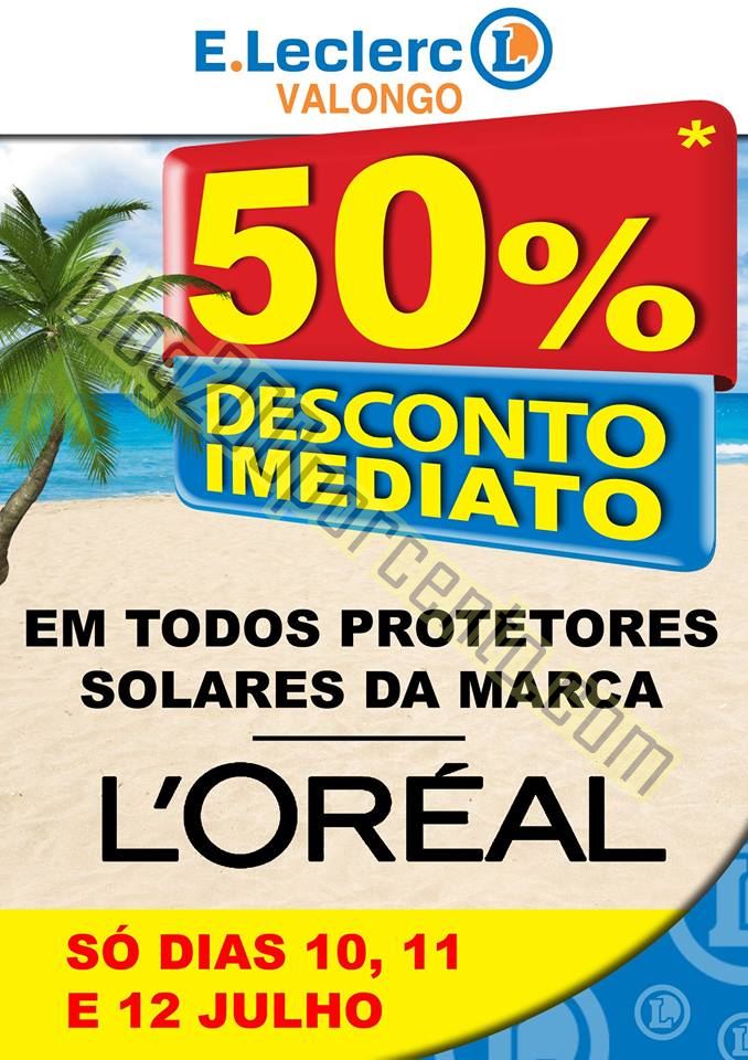 50% de desconto E-LECLERC Valongo de 10 a 12 julho