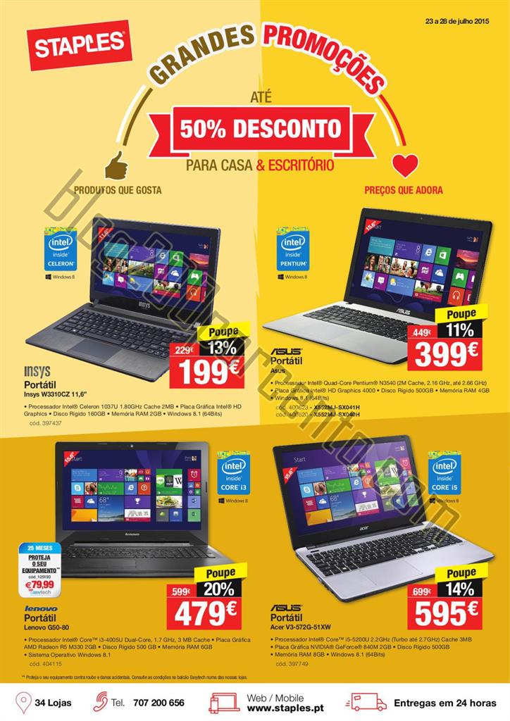 Antevisão Folheto STAPLES Oportunidades de 23 a 2