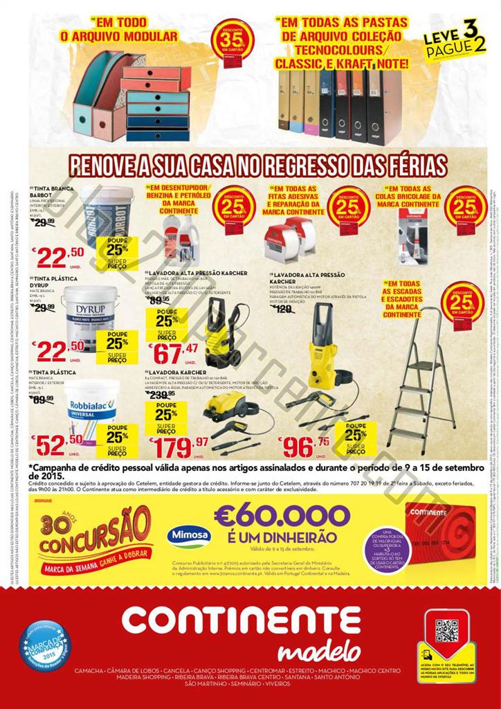 Antevisão Folheto CONTINENTE Madeira de 9 a 15 se