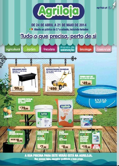 Novo Folheto | AGRILOJA | de 24 abril a 21 maio