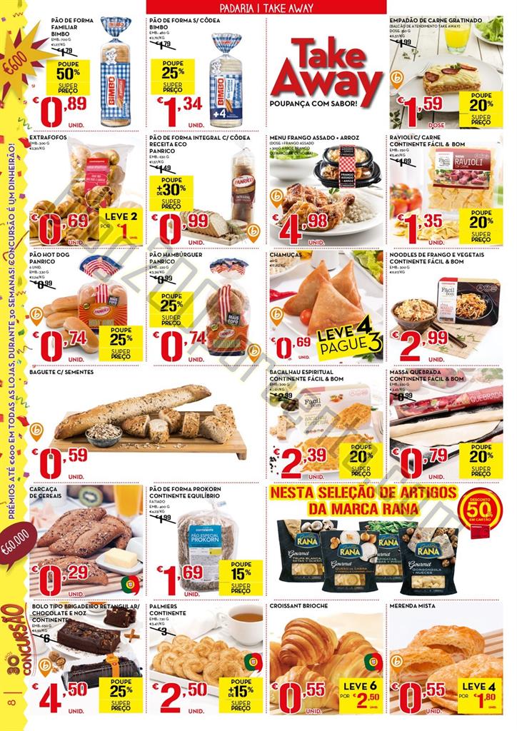Antevisão Folheto CONTINENTE Promoções de 8 a 1