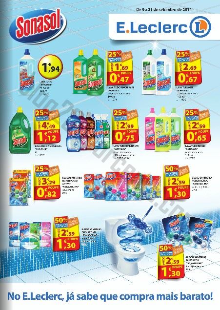 Novo Folheto E-LECLERC Henkel de 9 a 21 setembro