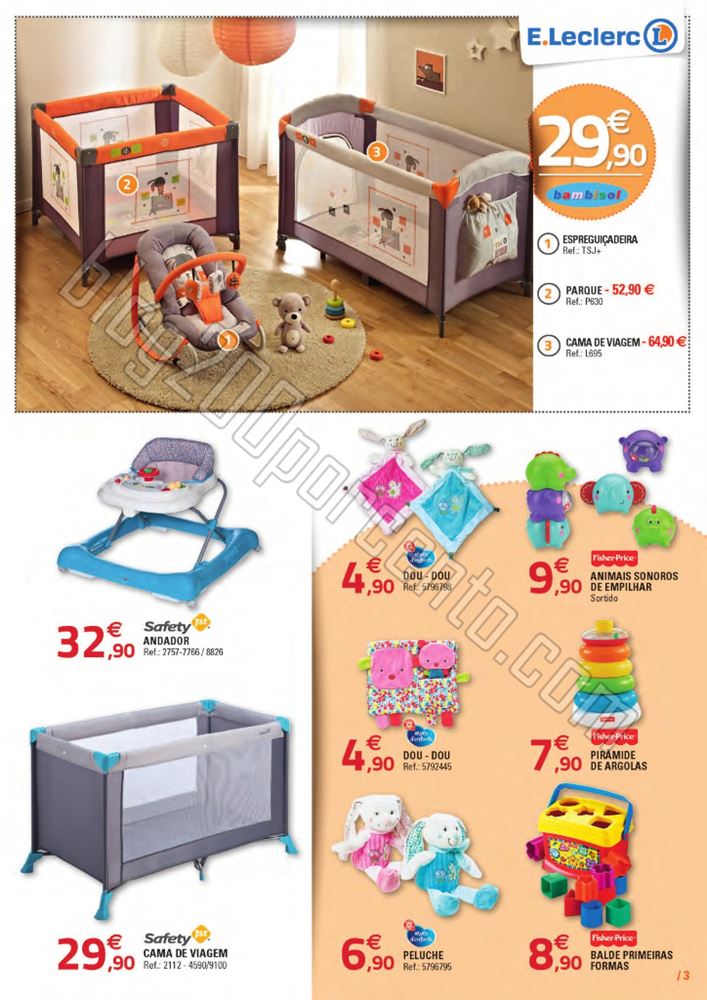 Antyevisão Folheto E-LECLERC Nacional Bebé de 13