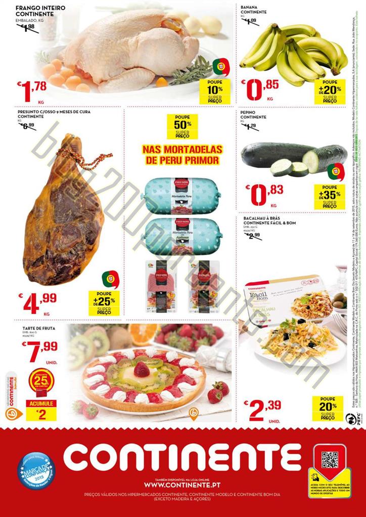 Antevisão Folheto CONTINENTE Frescos Fim de seman