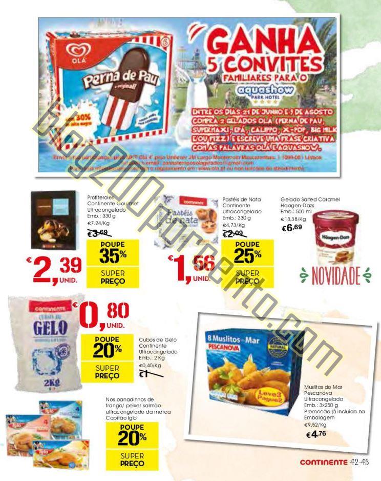 Antevisão Folheto CONTINENTE Férias de verão de
