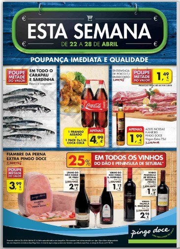 Antevisão folheto | PINGO DOCE | de 22 a 28 abril - Online