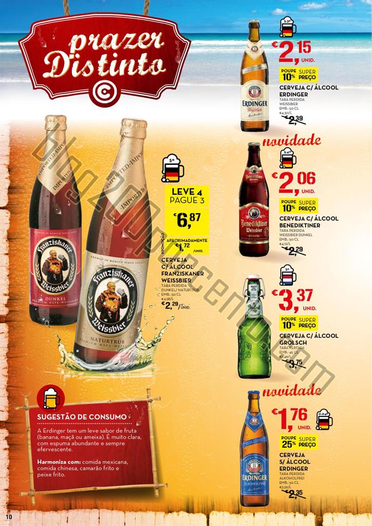 Antevisão Folheto CONTINENTE Cervejas e Mariscos 