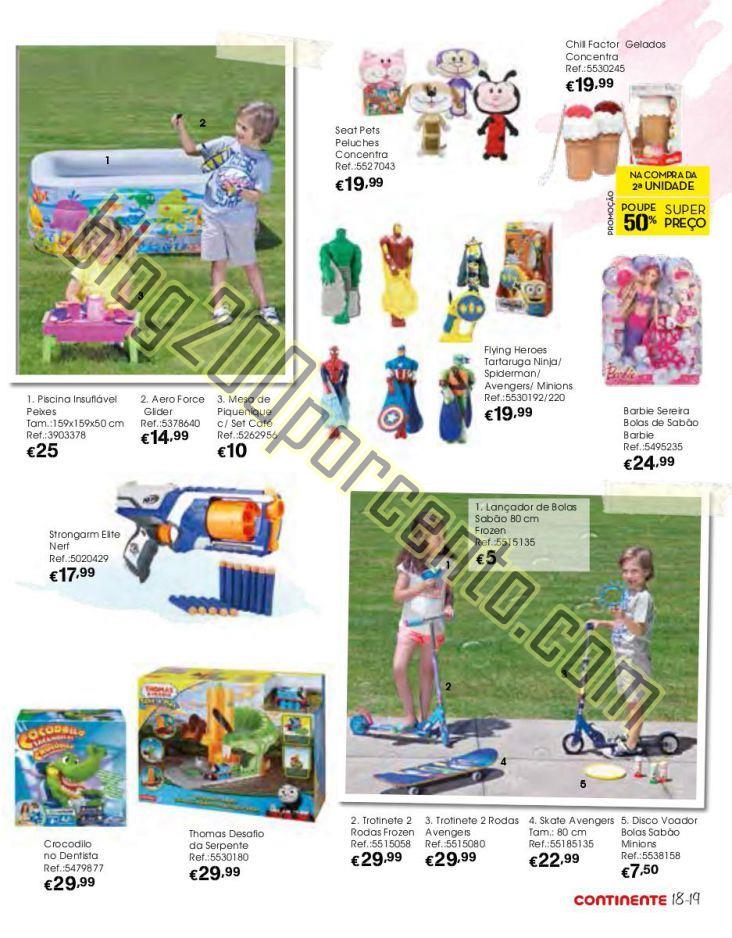 Antevisão Folheto CONTINENTE Férias de verão de