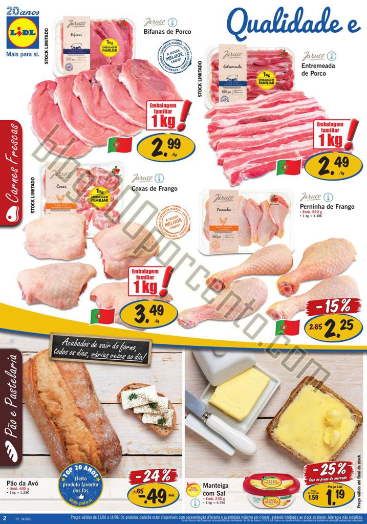 Antevisão Folheto LIDL Promoções de 11 a 17 jun
