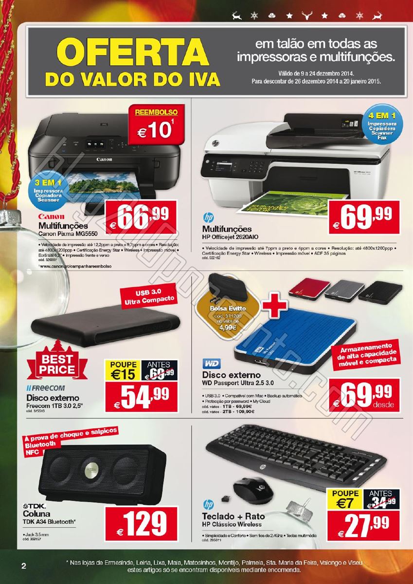 Novo Folheto STAPLES Natal de 9 a 24 dezembro p2.j