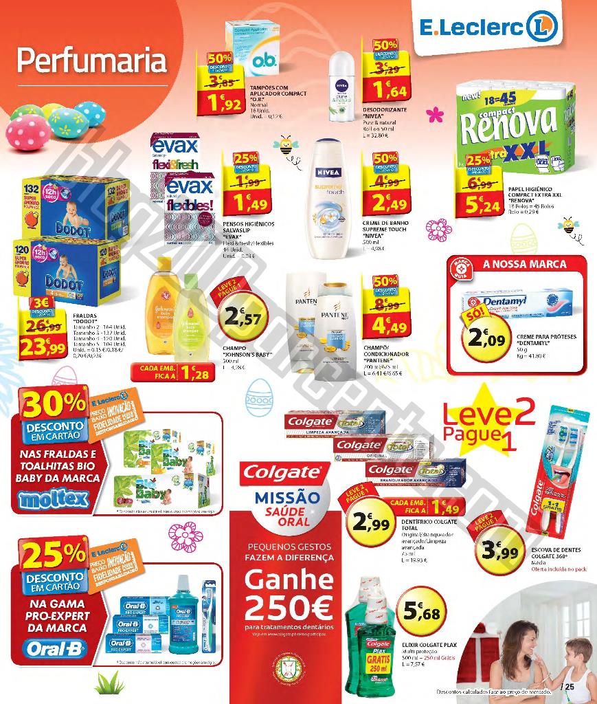 Antevisão Folheto E-LECLERC Páscoa de 24 março 