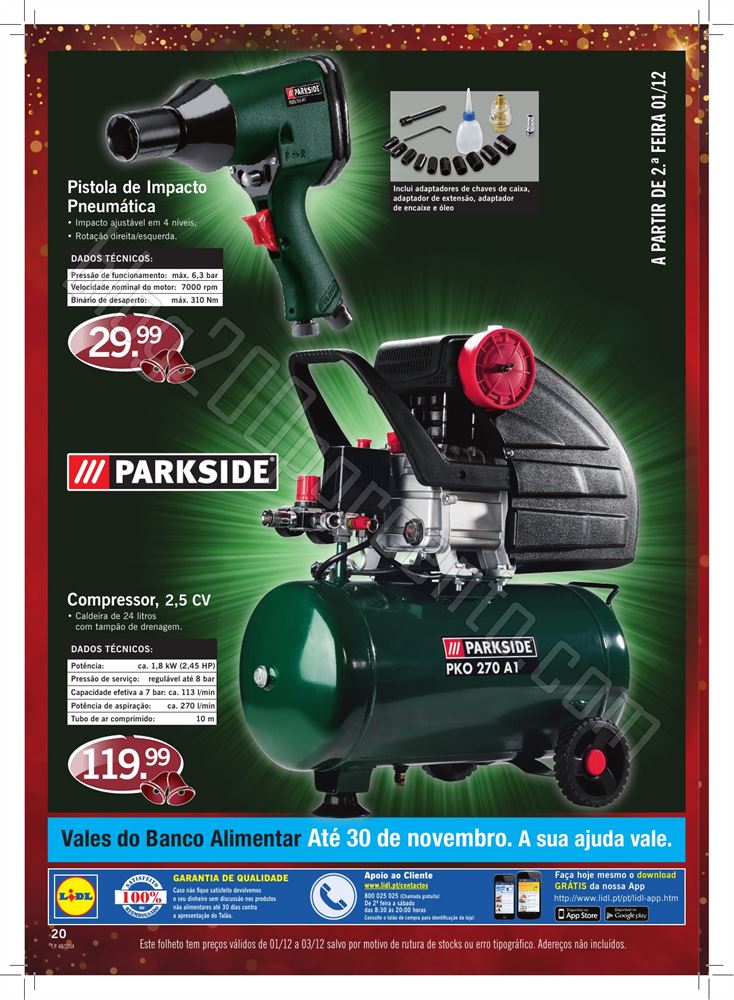 Antevisão Folheto LIDL Presentes Natal de 27 nove