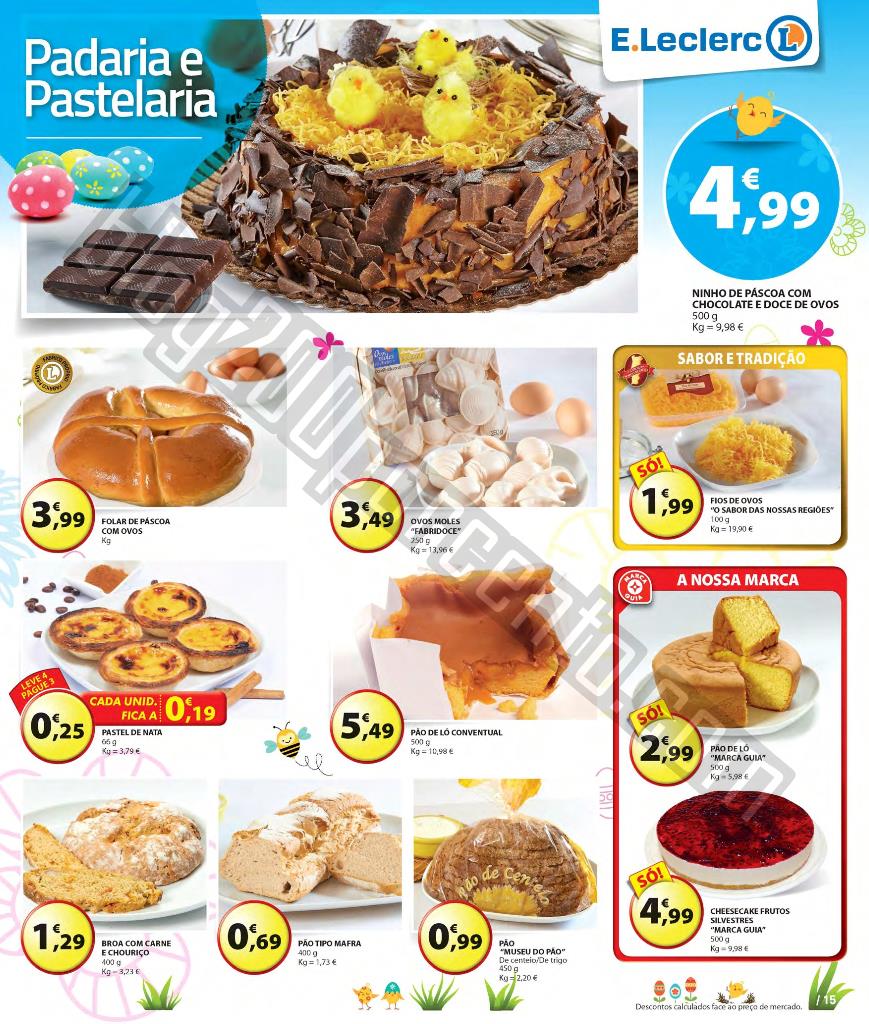 Antevisão Folheto E-LECLERC Páscoa de 24 março 