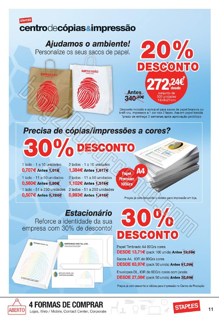 Antevisão Folheto STAPLES Primavera promoções d