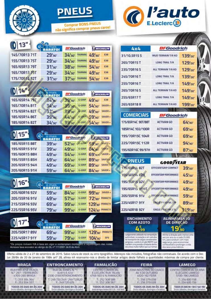 Novo Folheto E-LECLERC Auto de 2 a 27 setembro p4.