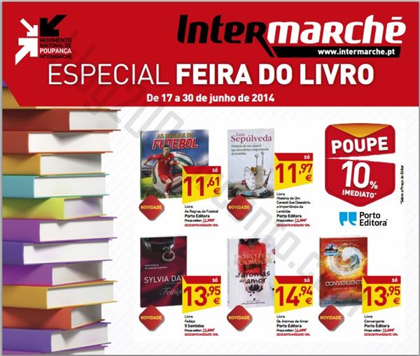 Antevisão Folheto Promoções INTERMARCHÉ de 17 a 30 junho - Feira Livro
