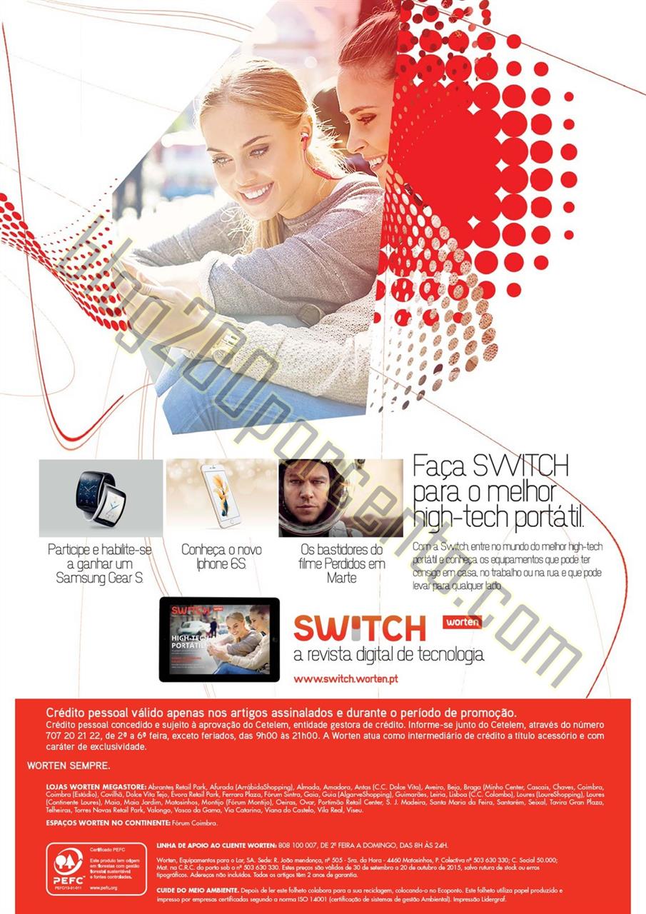 Novo Folheto WORTEN Tecnologia Promoções até 20