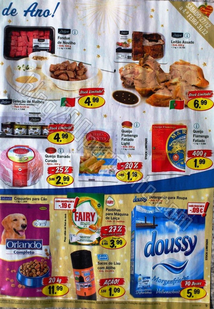 Antevisão Folheto LIDL Feliz Ano Novo de 26 a 31 