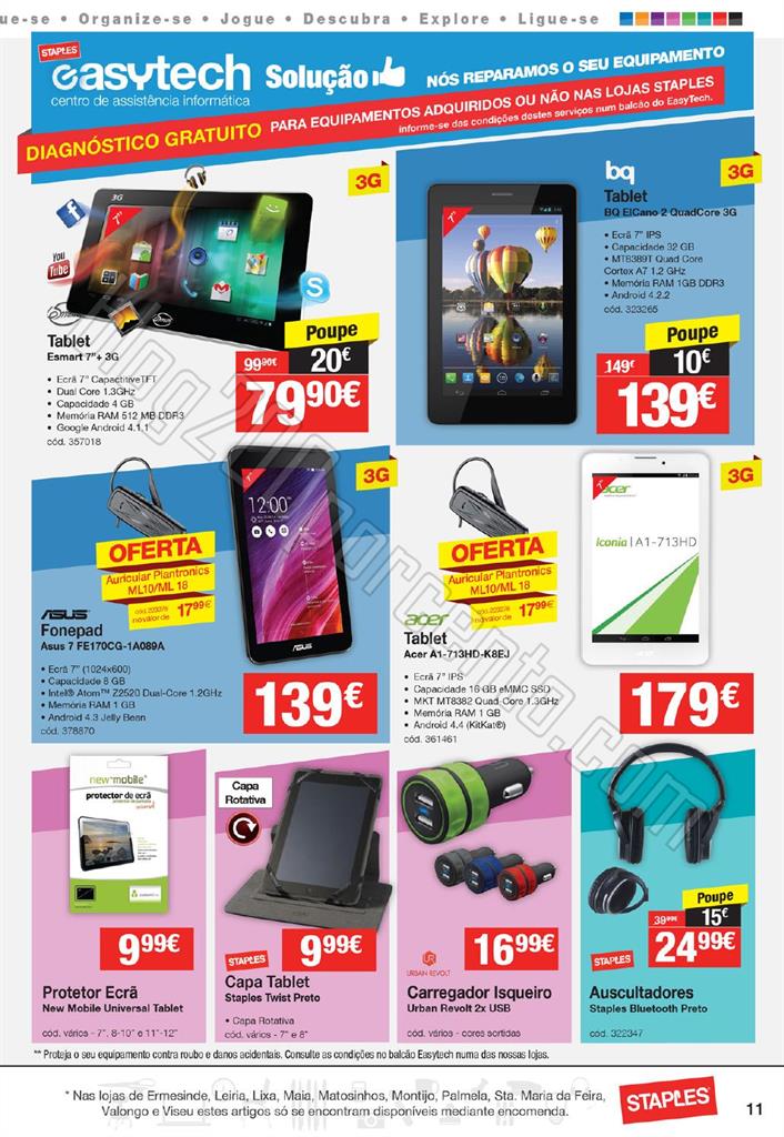 Antevisão folheto STAPLES Mobilidade de 19 a 31 m